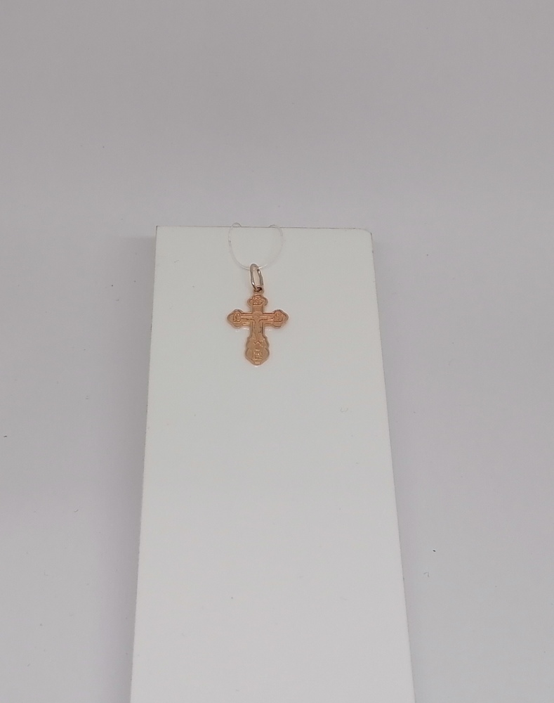 ПОДВЕСКА КРЕСТ без камня (Au 585)