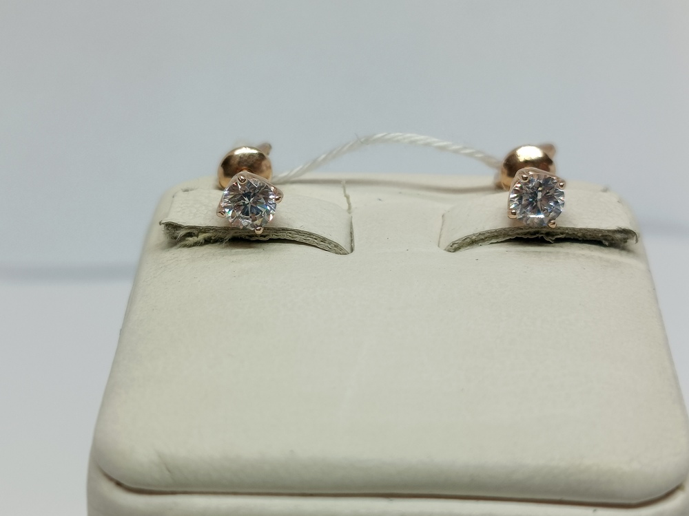 СПУС585 СЕРЬГИ ПУСЕТЫ (Au 585)