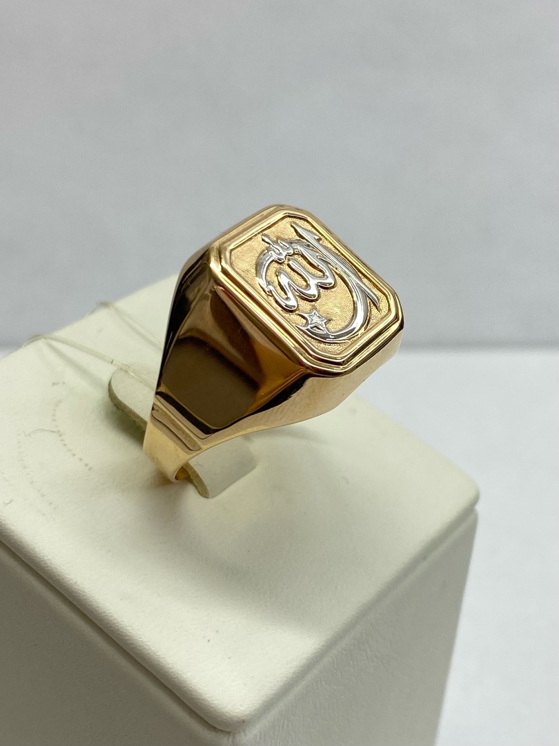 КОЛЬЦО ПЕЧАТКА без камня (Au 585)