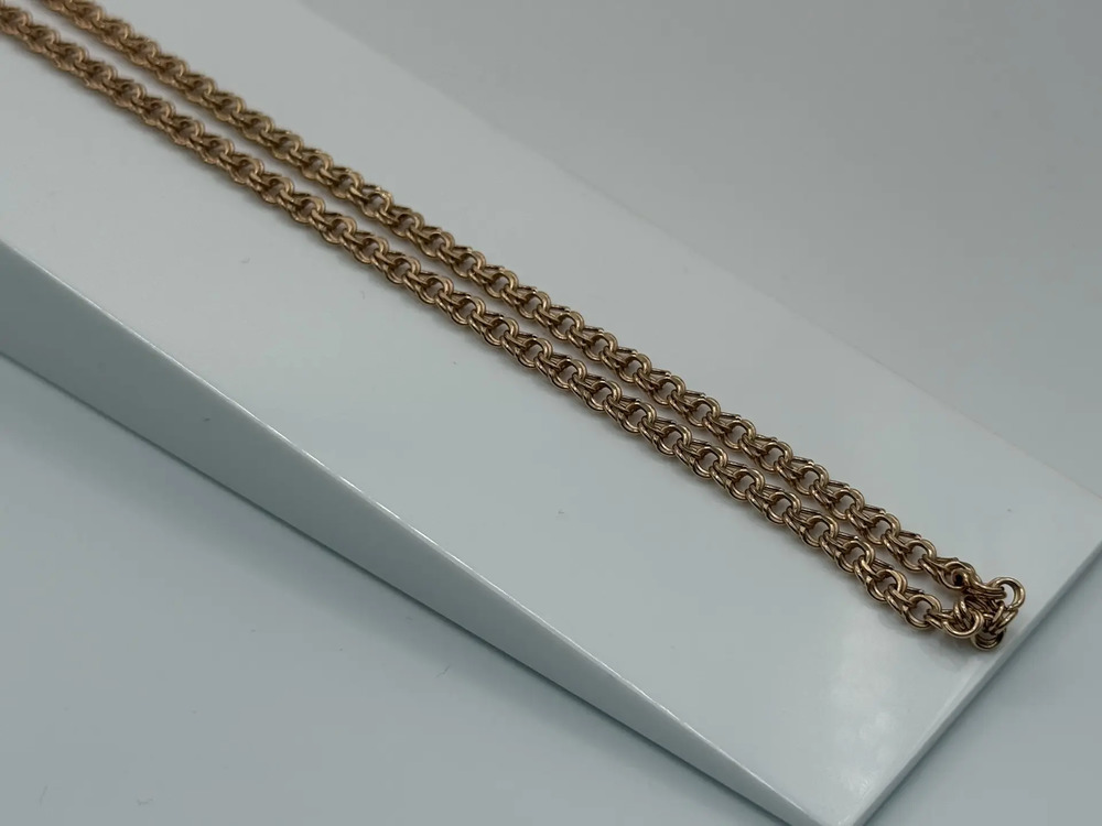 ЦЕПЬ ПУСТОТЕЛАЯ Бисмарк (Au 585)