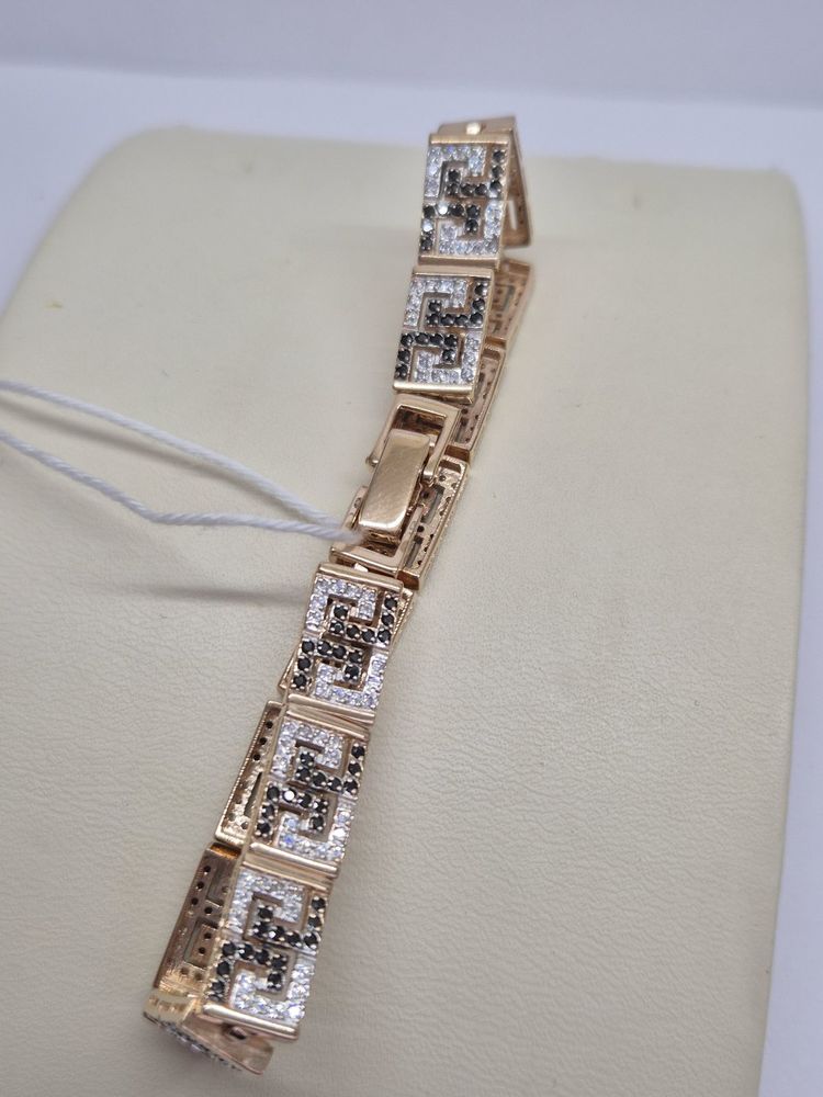 Б585 БРАСЛЕТ С КАМНЯМИ (Au 585)