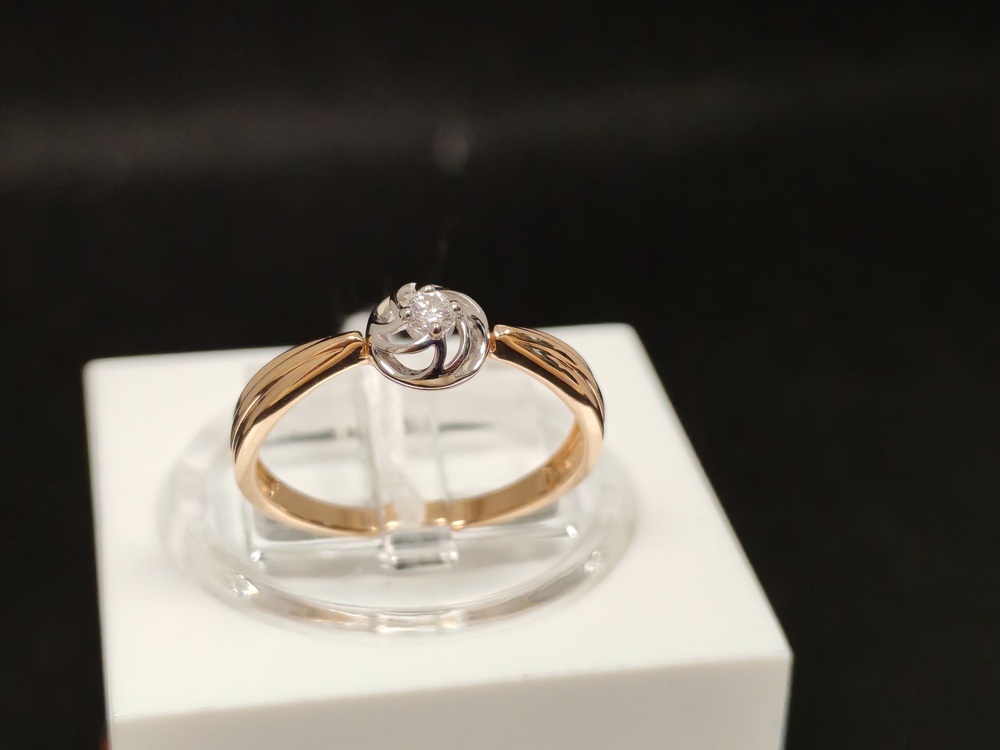 КОЛЬЦО БРИЛЛИАНТ Au 585