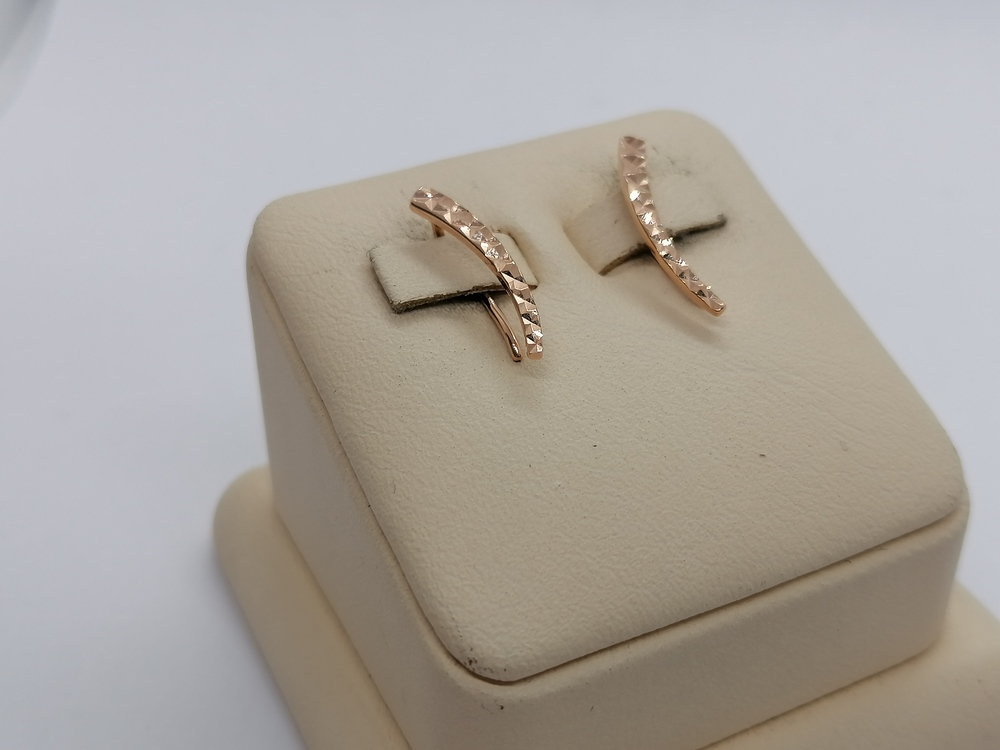 СЕРЬГИ БЕЗ КАМНЯ (Au 585)