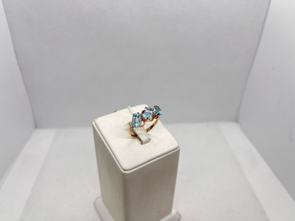 КОЛКМИ585 КОЛЬЦО С КАМНЯМИ (Au 585)