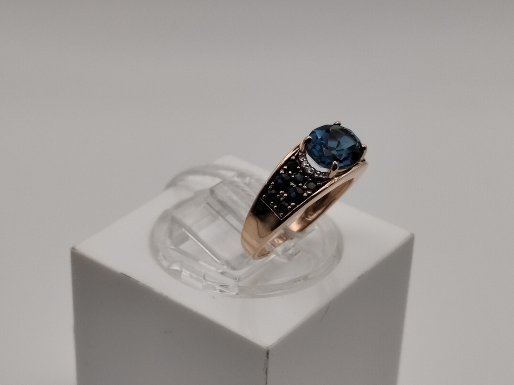 КОЛКМИ585 КОЛЬЦО С КАМНЯМИ (Au 585)