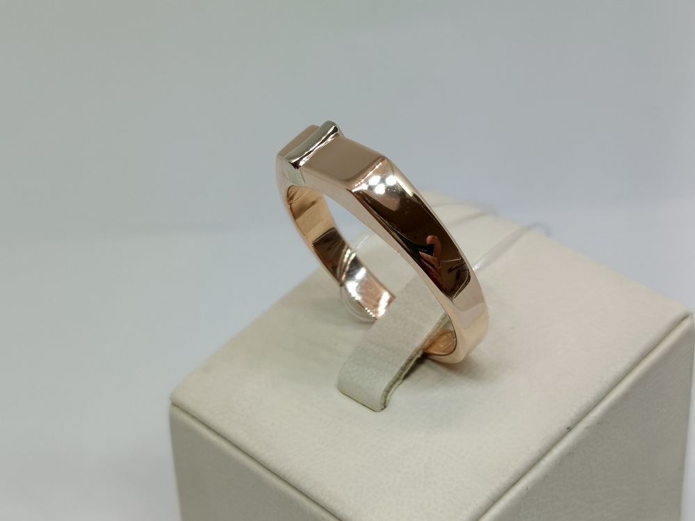 01-0050 КОЛЬЦО ПЕЧАТКА без камня (Au 585)