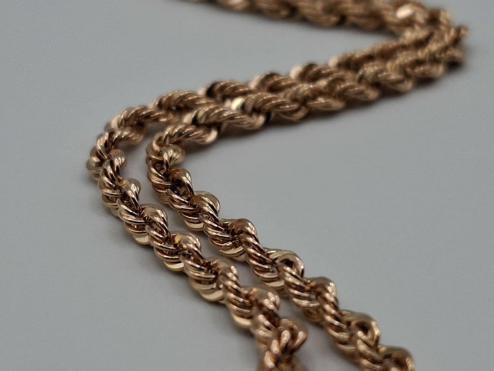 ЦЛВР585 ЦЕПЬ ПОЛНОВЕСНАЯ Веревка (Au 585)