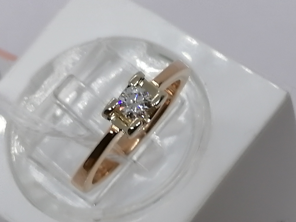 КОЛЬЦО БРИЛЛИАНТ Au 585