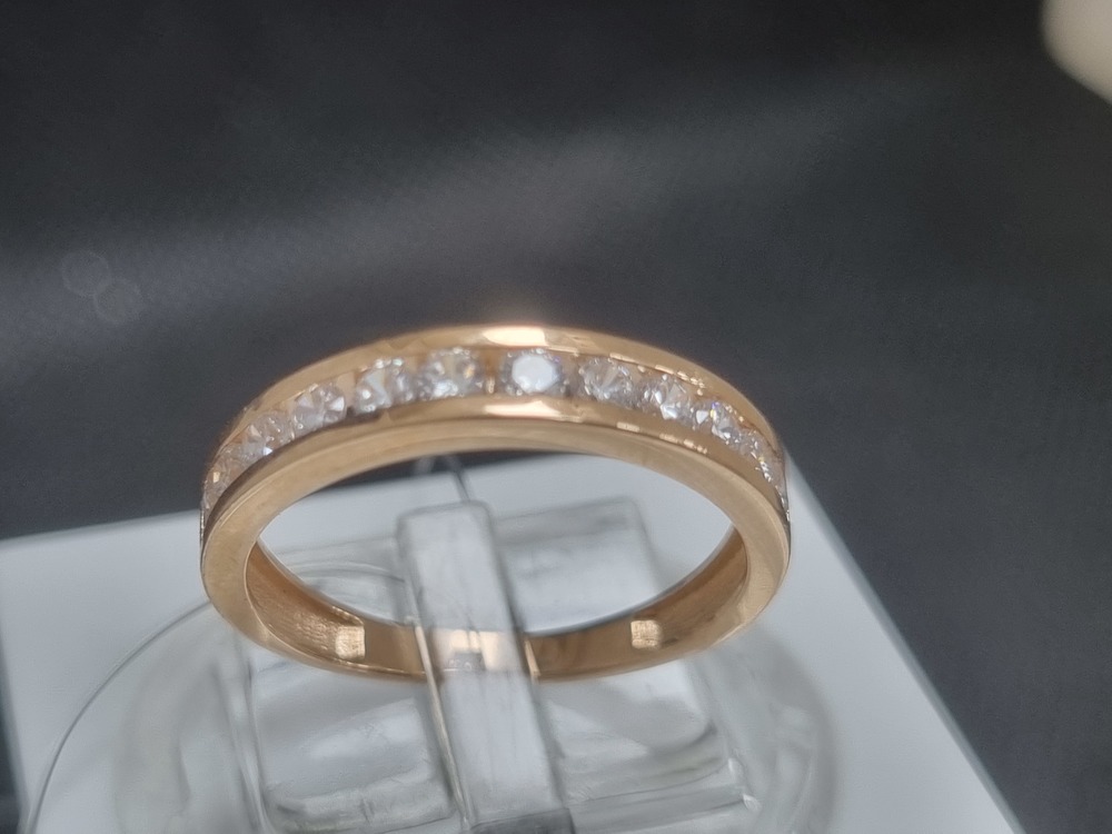 КОЛЬЦО С КАМНЯМИ (Au 585)