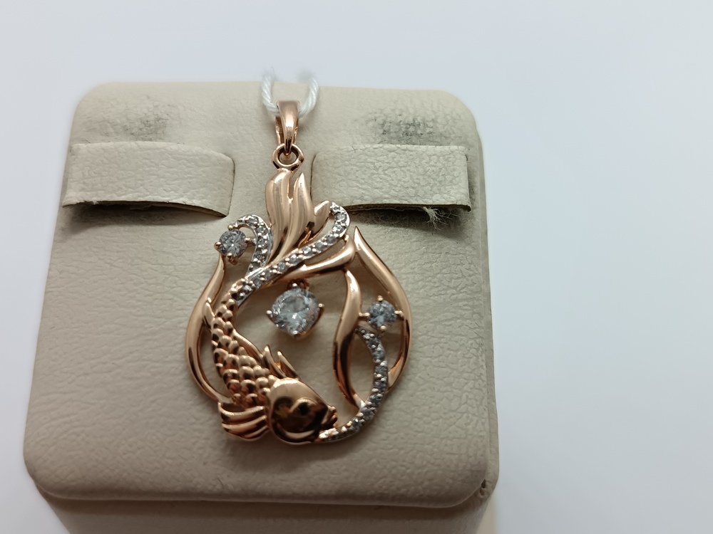 ПОДВЕСКА С КАМНЯМИ (Au 585)