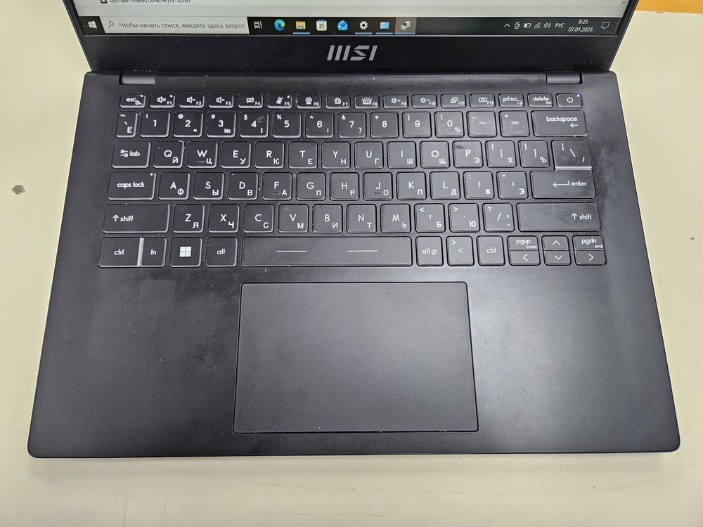 Ноутбук MSI; Core i5-1235U, Intel UHD Graphics, 8 Гб, 512 GB, Нет