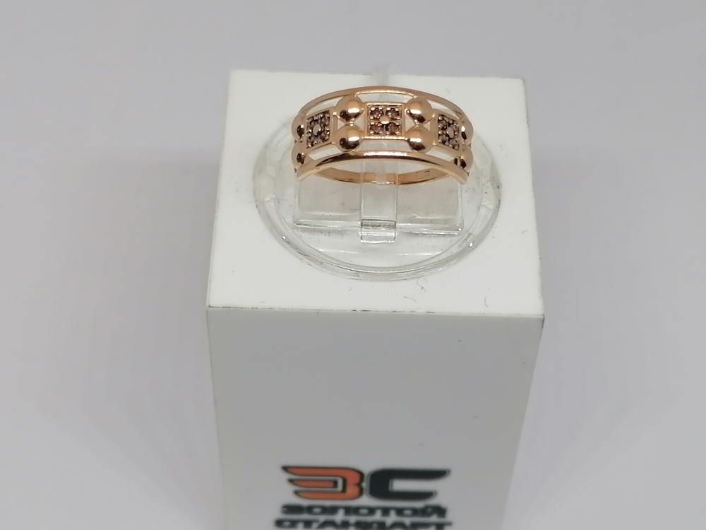 КОЛКМИ585 КОЛЬЦО С КАМНЯМИ (Au 585)