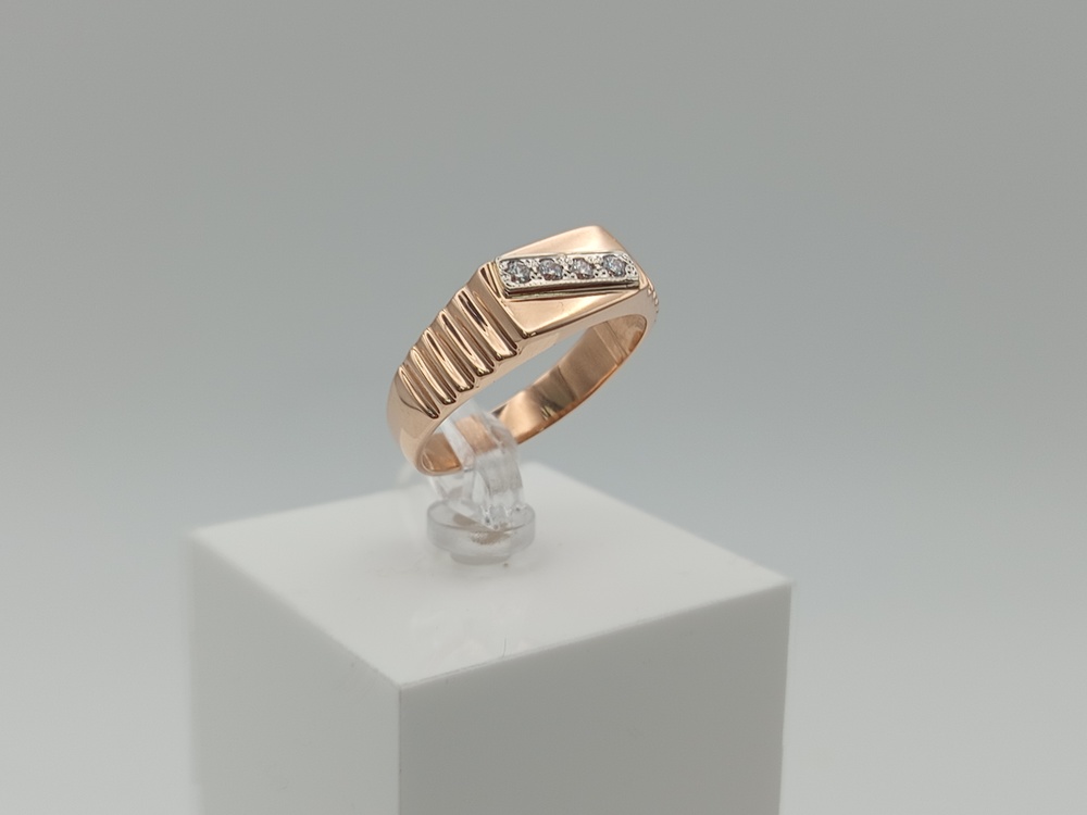 ПЕЧКМИ585 ПЕЧАТКА С КАМНЯМИ (Au 585)