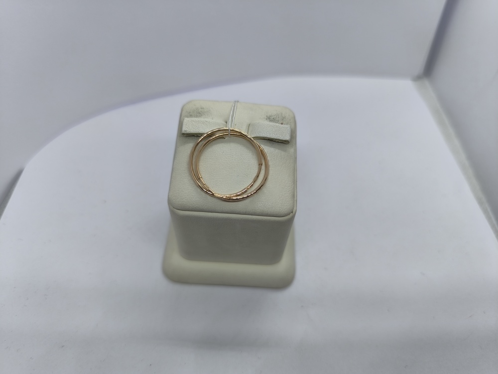 СКОН585 СЕРЬГИ КОНГО (Au 585)