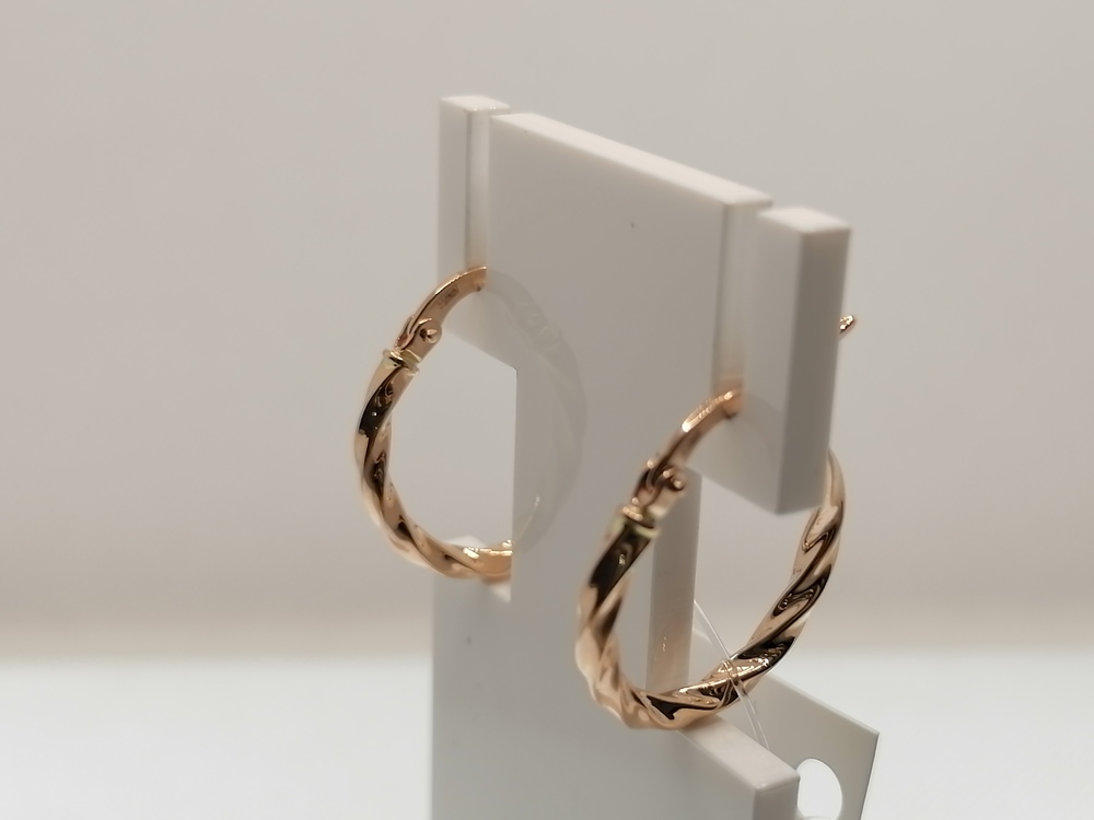 СЕРЬГИ БЕЗ КАМНЯ (Au 585)