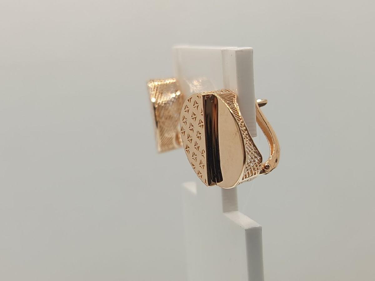 СЕРЬГИ БЕЗ КАМНЯ (Au 585)