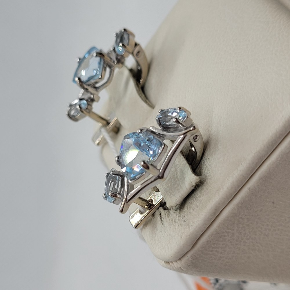 СЕРЬГИ С КАМНЯМИ (Au 585)