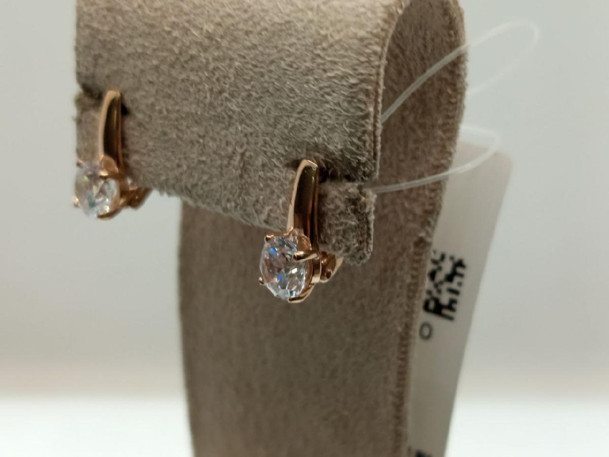 СЕРЬГИ С КАМНЕМ (Au 585)