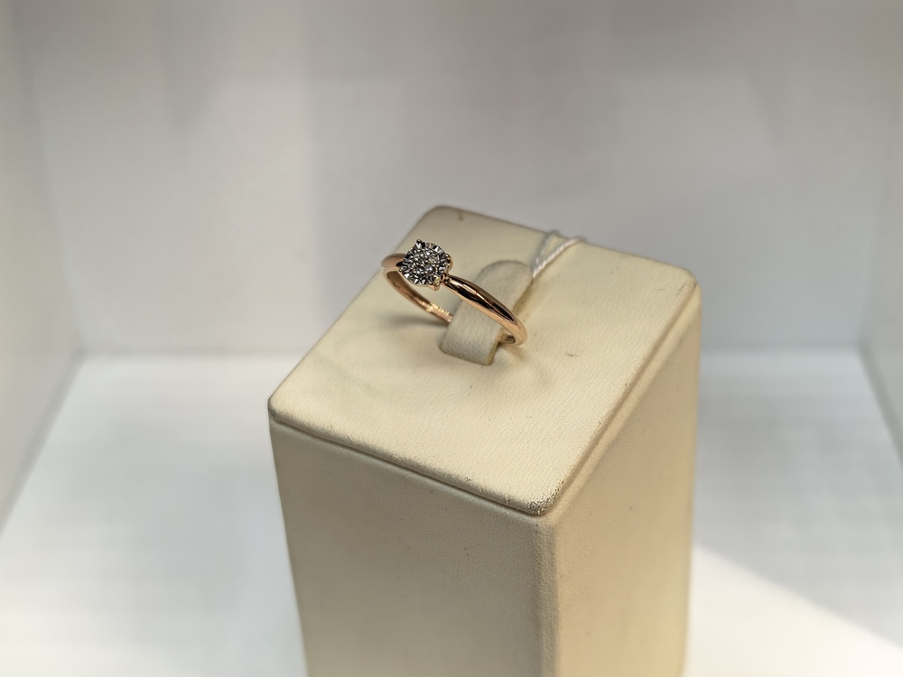 КОЛЬЦО БРИЛЛИАНТ Au 585