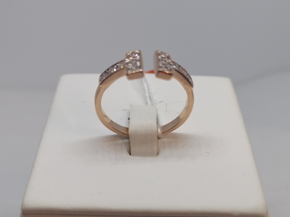 КОЛКМИ585 КОЛЬЦО С КАМНЯМИ (Au 585)