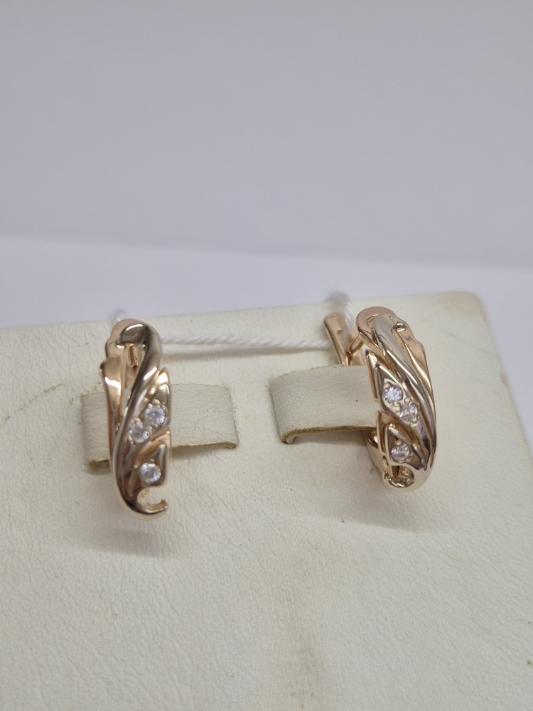 СЕРЬГИ С КАМНЯМИ (Au 585)