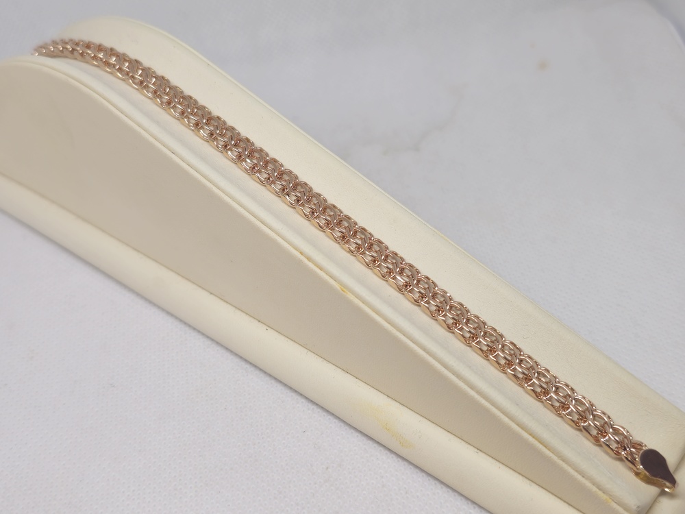 БРАСЛЕТ ПОЛНОВЕСНЫЙ Итальянка Au 585 БРАСЛЕТ ПОЛНОВЕСНЫЙ Итальянка Au 585