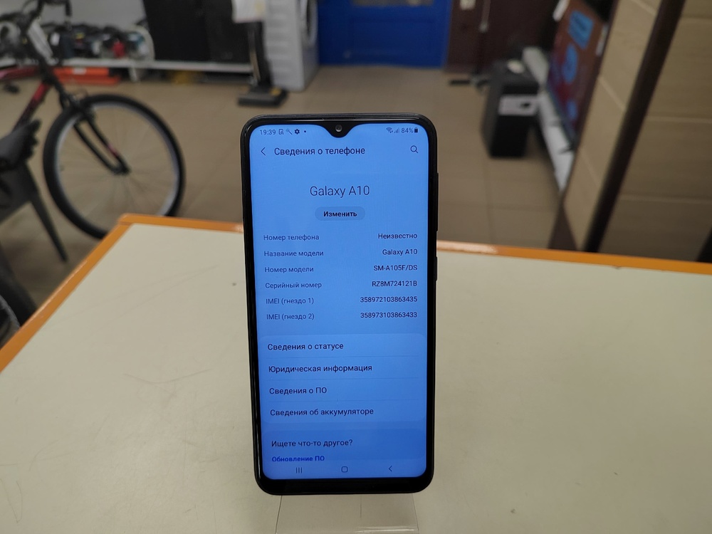 Смартфон Samsung Galaxy A10 2/32