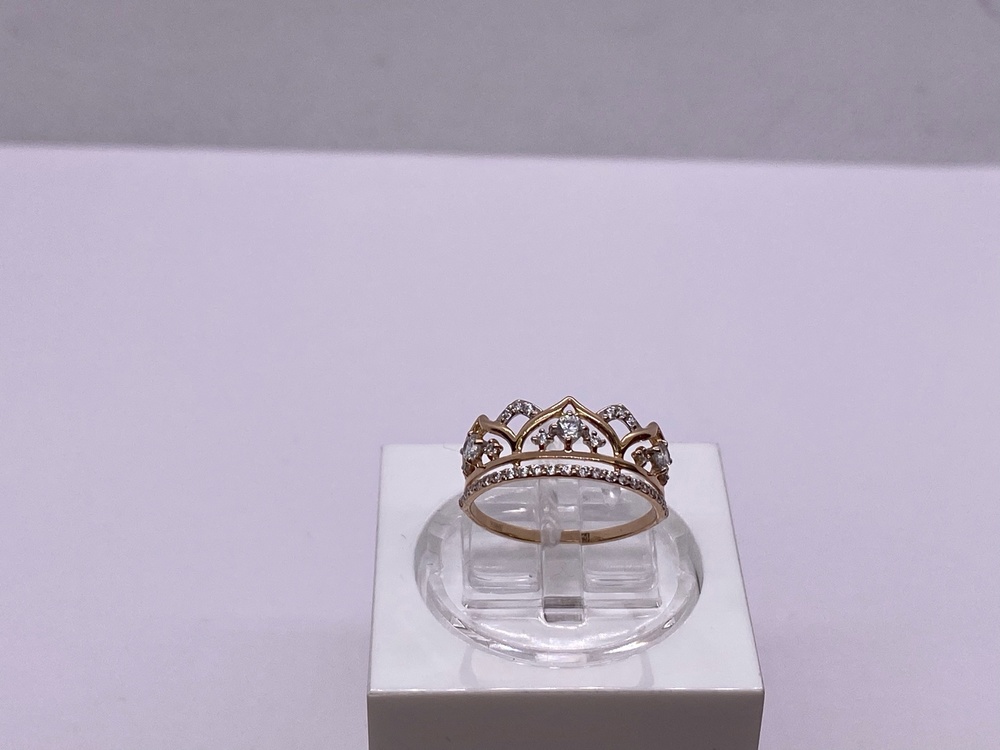 КОЛКМИ585 КОЛЬЦО С КАМНЯМИ (Au 585)