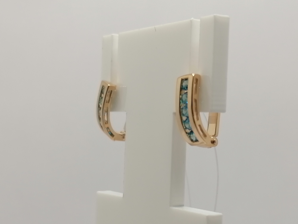 СЕРЬГИ С КАМНЯМИ (Au 585)