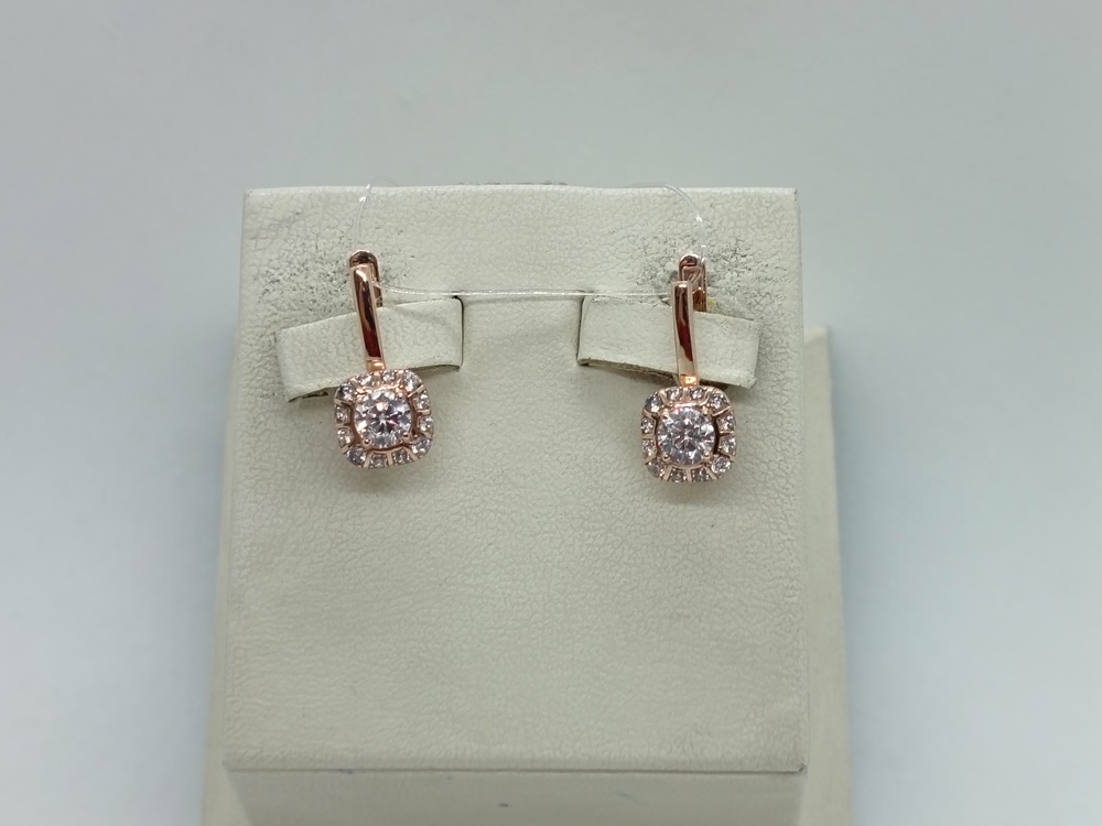 СЕРЬГИ С КАМНЯМИ (Au 585)