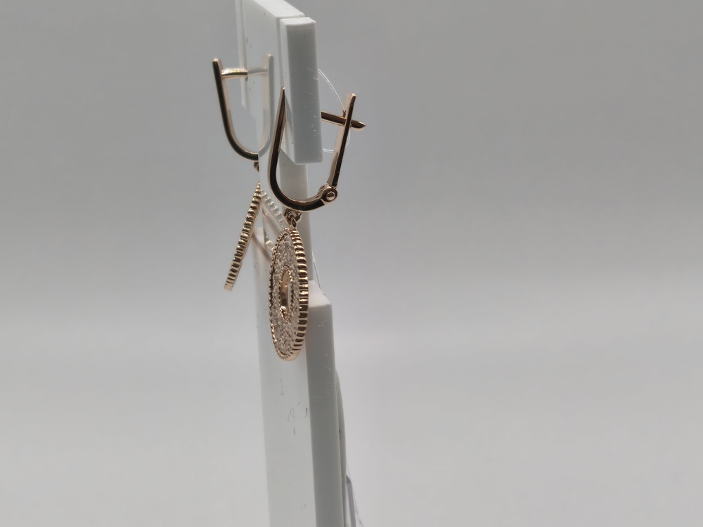 СЕРЬГИ БЕЗ КАМНЯ (Au 585)