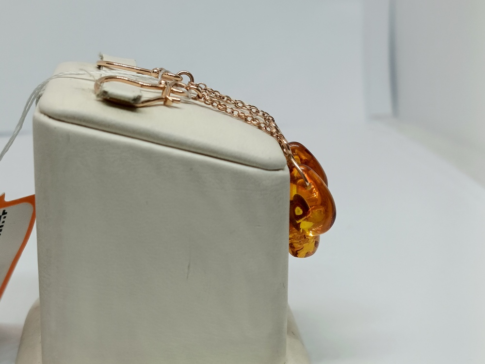 СКМИ583 СЕРЬГИ С КАМНЯМИ (Au 583)