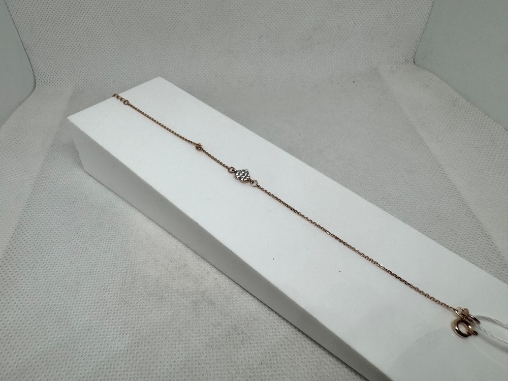 Б585 БРАСЛЕТ С КАМНЯМИ (Au 585)