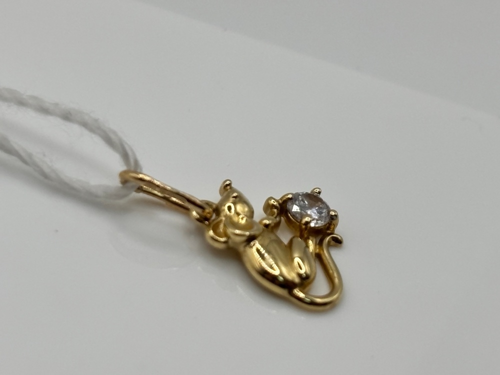 ПОДКМ585 ПОДВЕСКА С КАМНЕМ (Au 585)