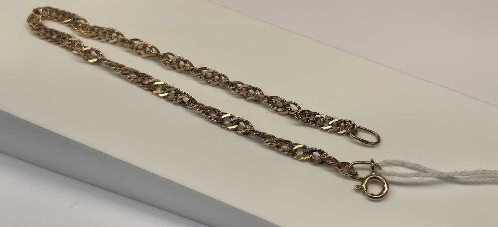 БРАСЛЕТ ПОЛНОВЕСНЫЙ Сингапур Au 585