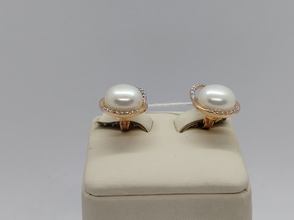 СКМИ585 СЕРЬГИ С КАМНЯМИ (Au 585)