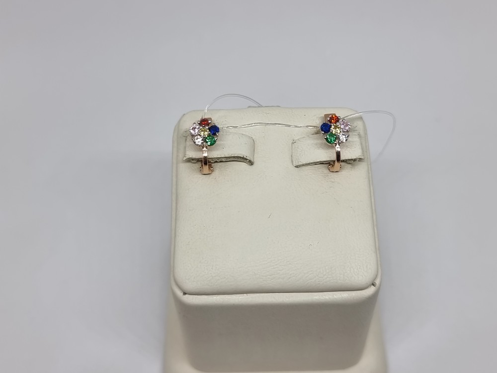 СЕРЬГИ С КАМНЯМИ (Au 585)