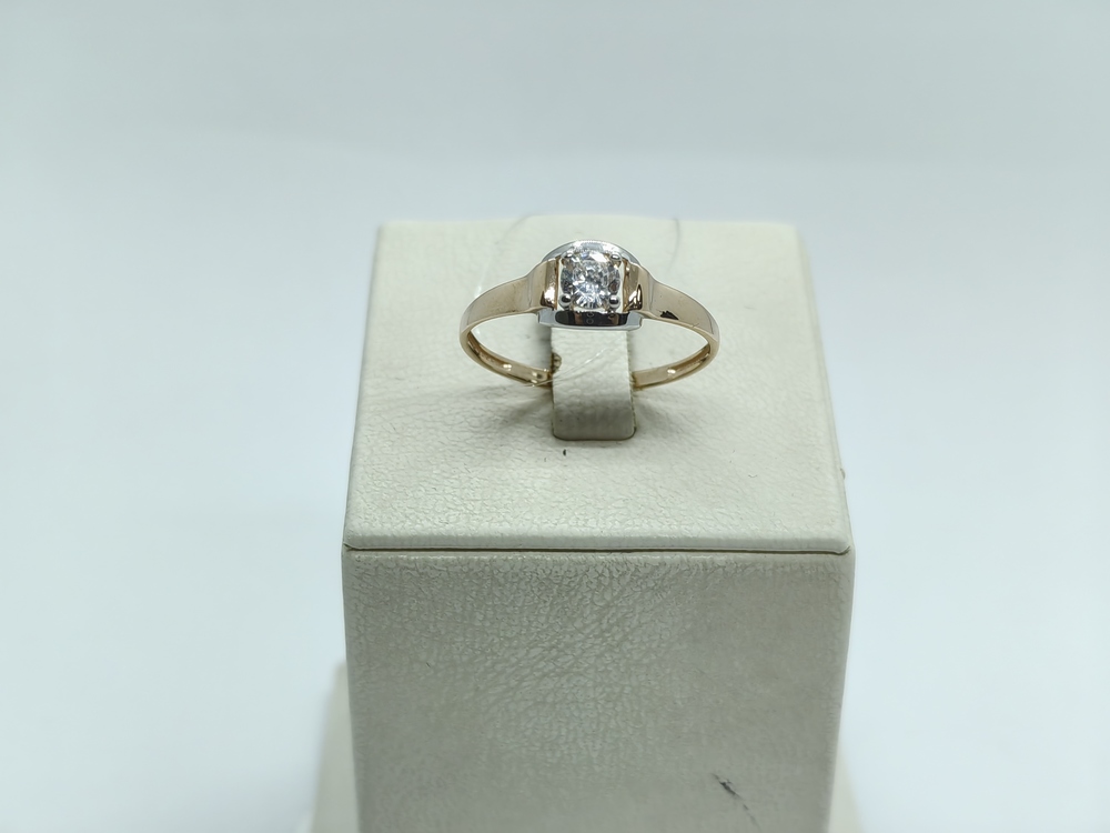 КОЛЬЦО С КАМНЕМ (Au 585)