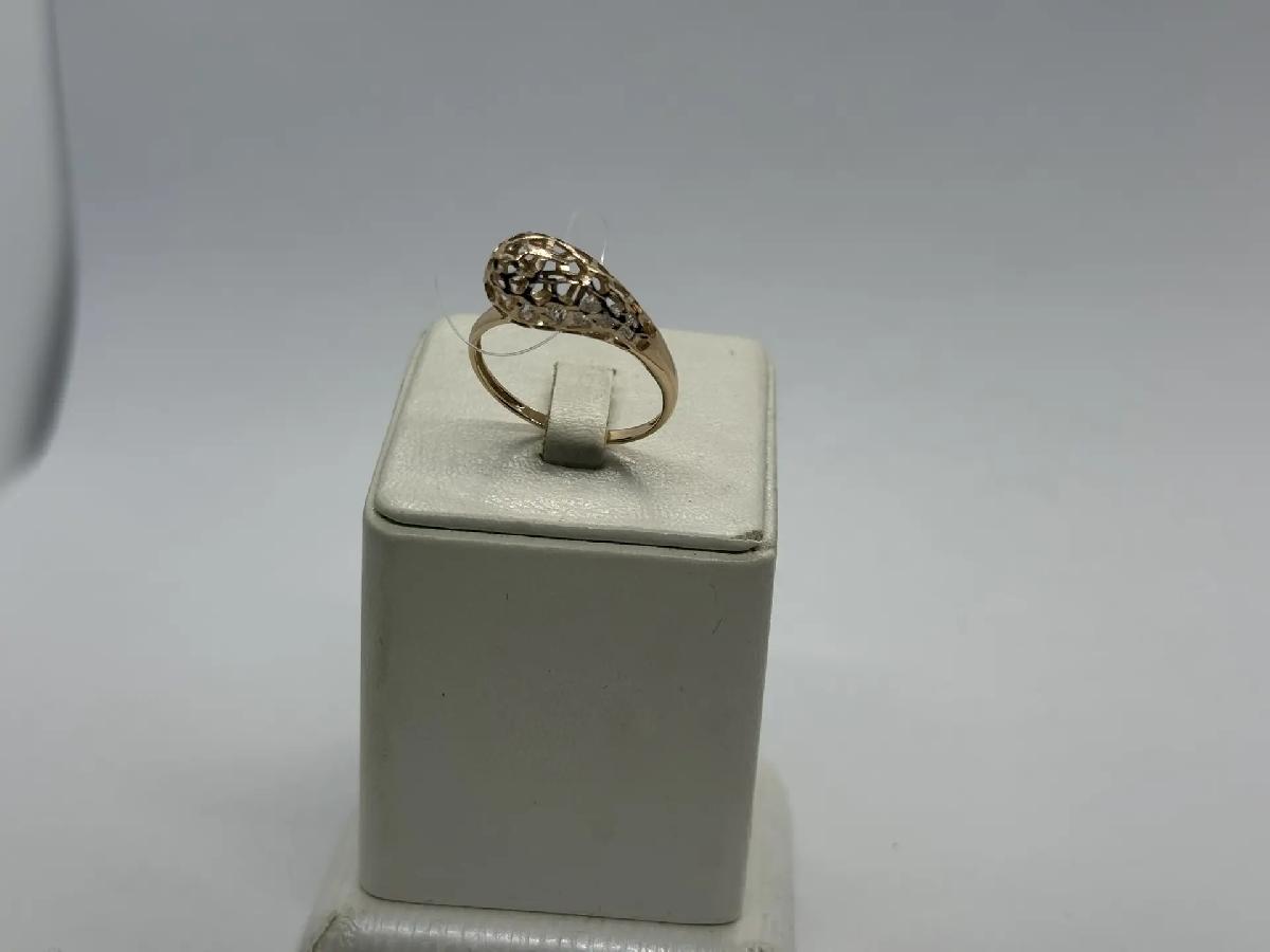 КОЛЬЦО С КАМНЯМИ (Au 585)