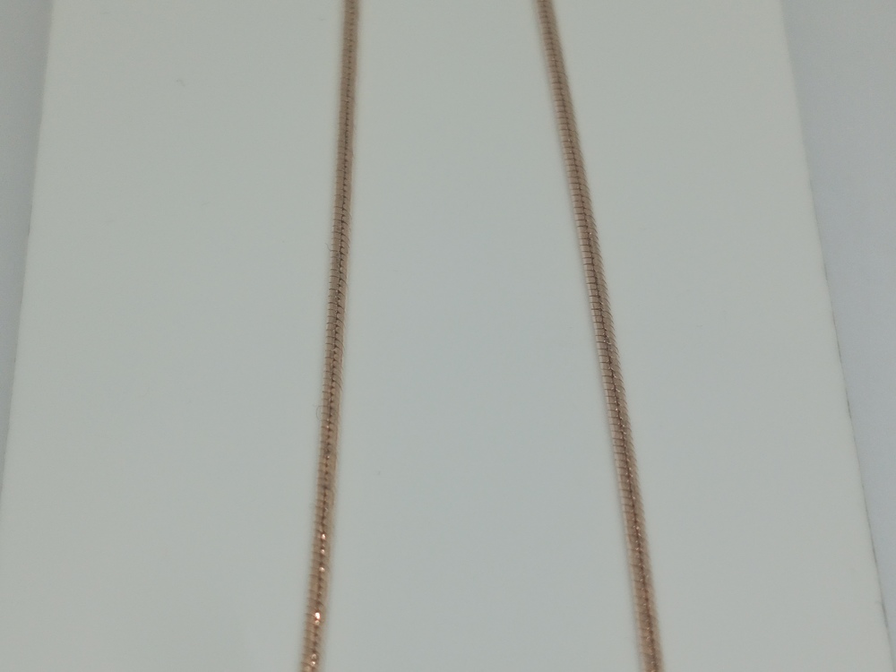 НЦ 12-078 ЦЕПЬ ПОЛНОВЕСНАЯ Жгут(снейк) (Au 585)