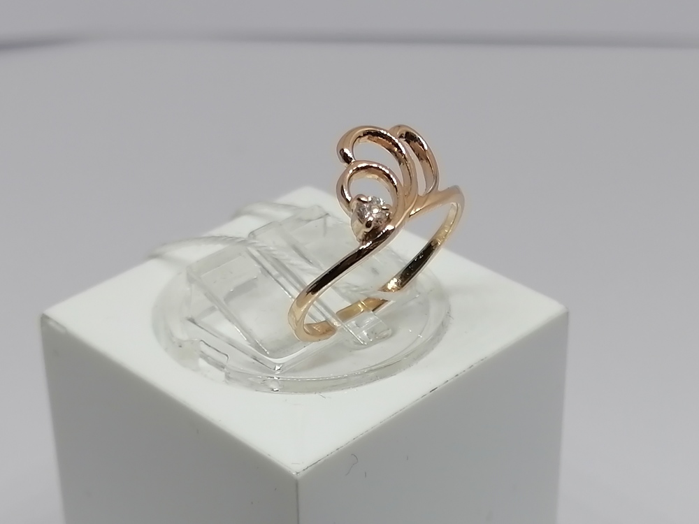 КОЛЬЦО С КАМНЕМ (Au 585)