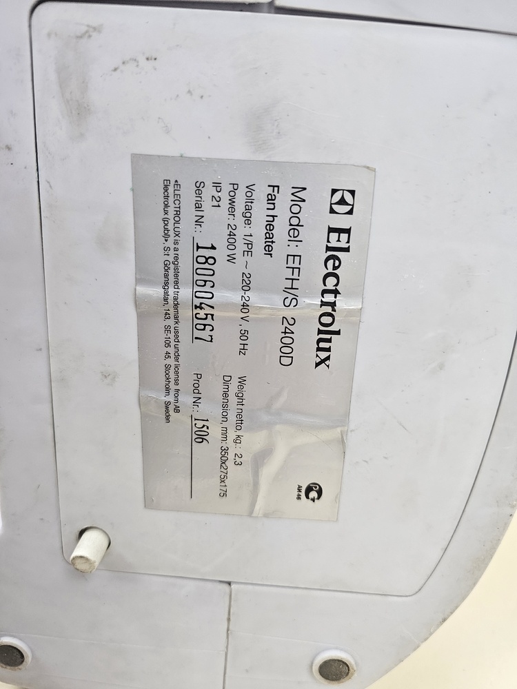 Тепловентилятор Electrolux EFH/C-5115
