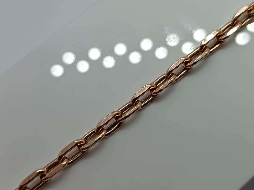 БРАСЛЕТ ПУСТОТЕЛЫЙ Якорное Au 585