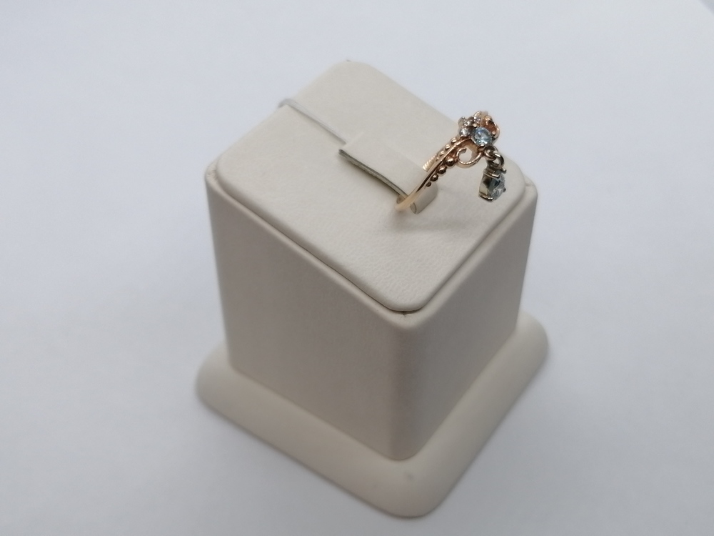 КОЛКМИ585 КОЛЬЦО С КАМНЯМИ (Au 585)