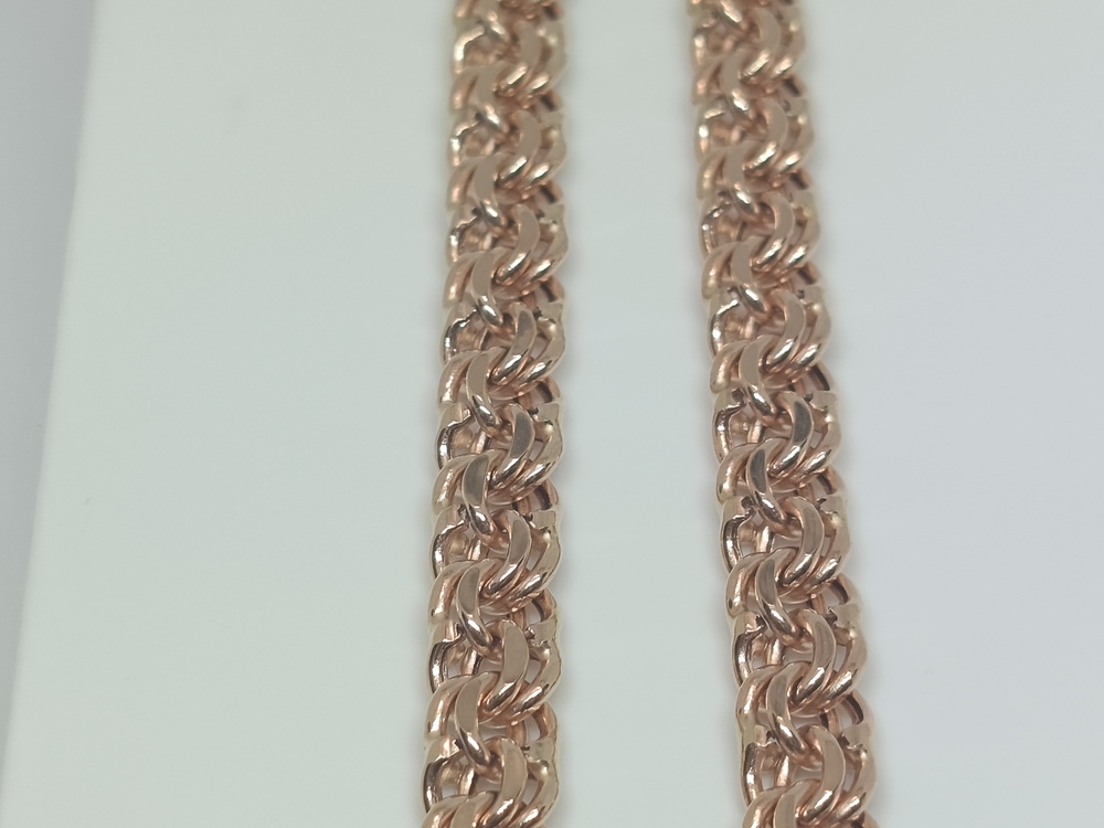 10090380150 ЦЕПЬ ПУСТОТЕЛАЯ Бисмарк (Au 585)