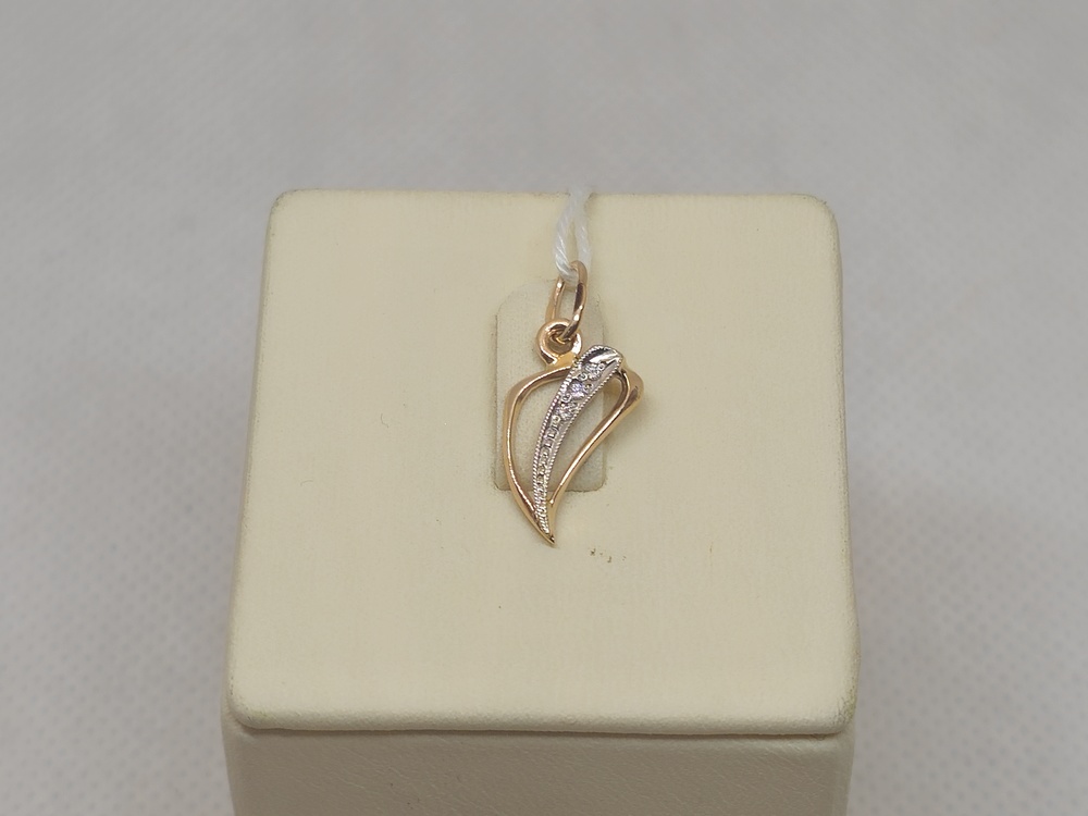 ПОДКМИ585 ПОДВЕСКА С КАМНЯМИ (Au 585)