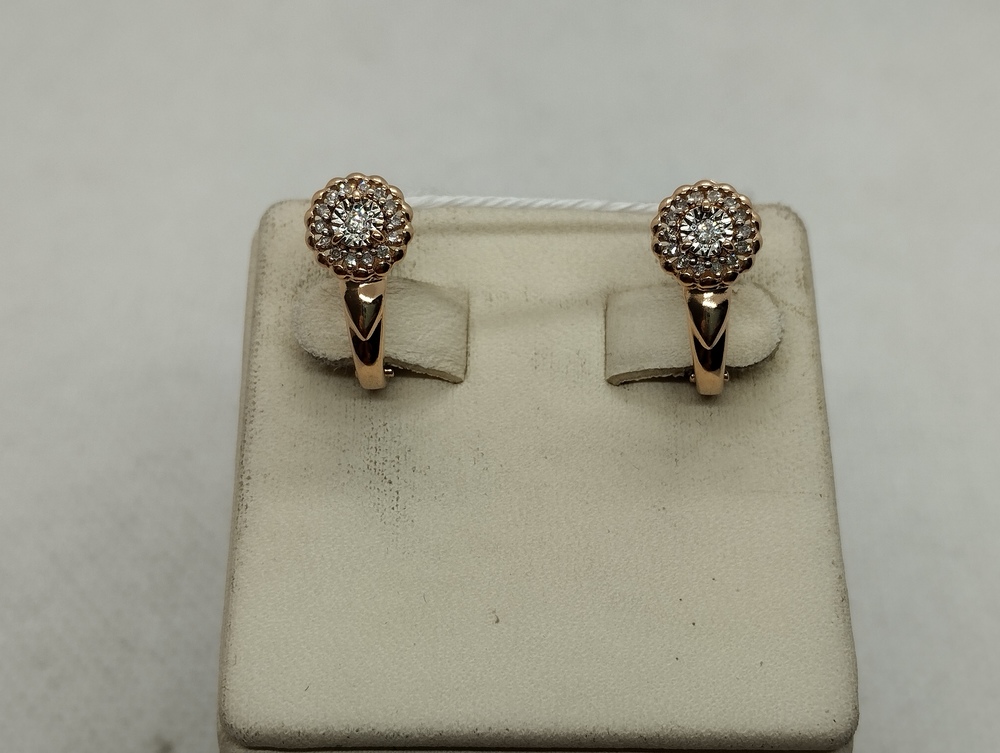 СЕРЬГИ БРИЛЛИАНТ (Au 585)