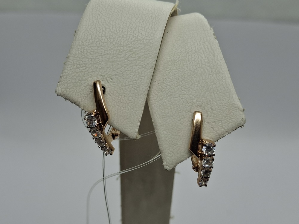 СЕРЬГИ С КАМНЯМИ (Au 585)