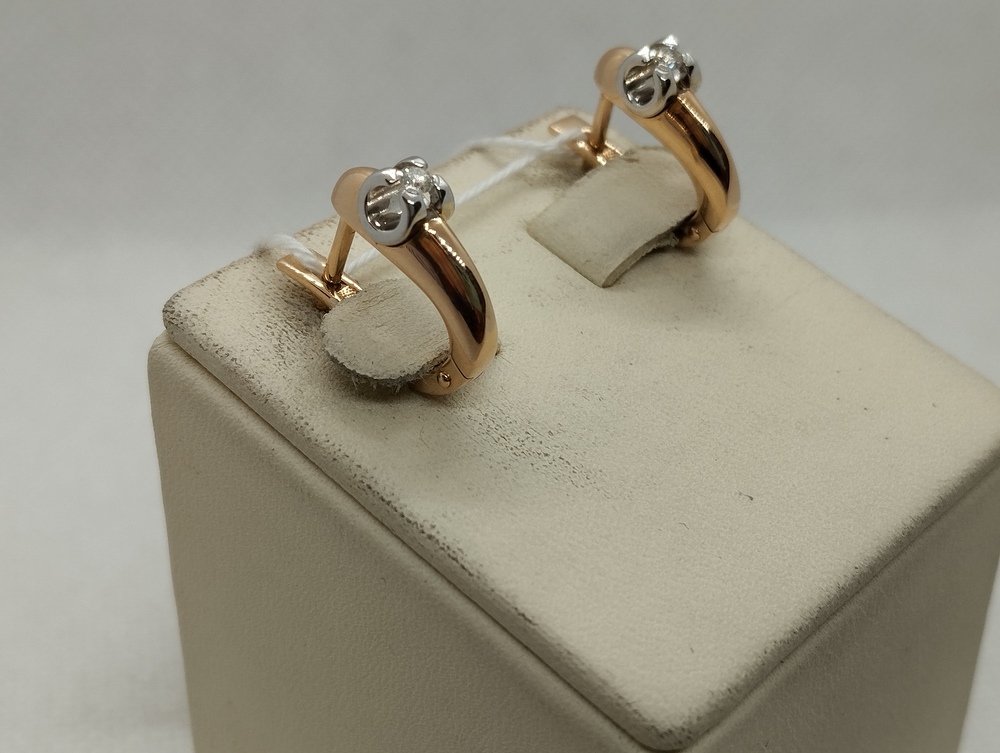 СЕРЬГИ БРИЛЛИАНТ (Au 585)