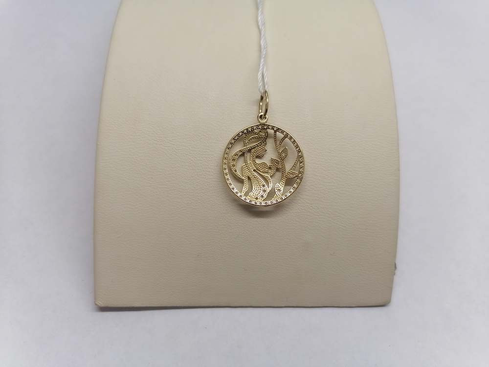 ПОДВЕСКА С КАМНЯМИ (Au 585)